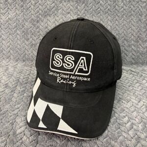Cabo SSA Racing Service Steel Aerospace OSFA Black Checkered Flag Hat‎